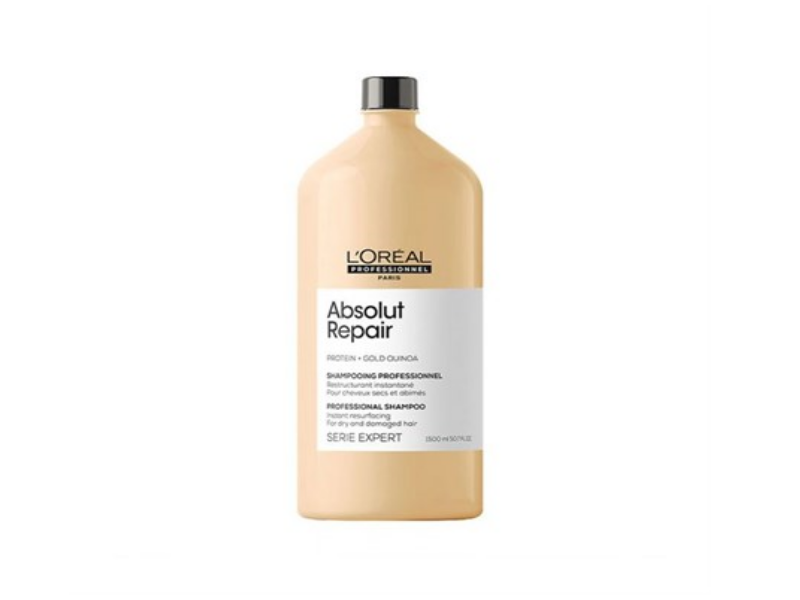 Loreal Serie Expert Gold Quinoa + Protein Absolut Repair Shampoo - 1500ml 