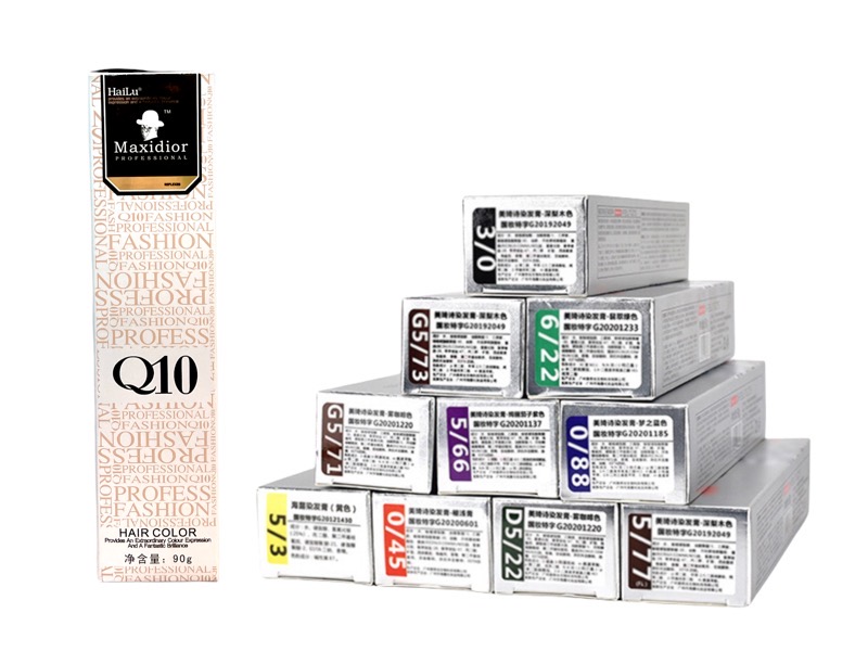 Q10 Salon Professional Hair Color Dye Cream 100ml
