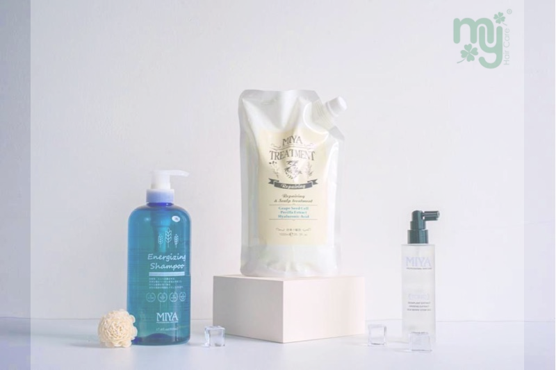 Miya Energising Hair Care Full Set (Shampoo+Scalp Reparing+Hair Tonic)