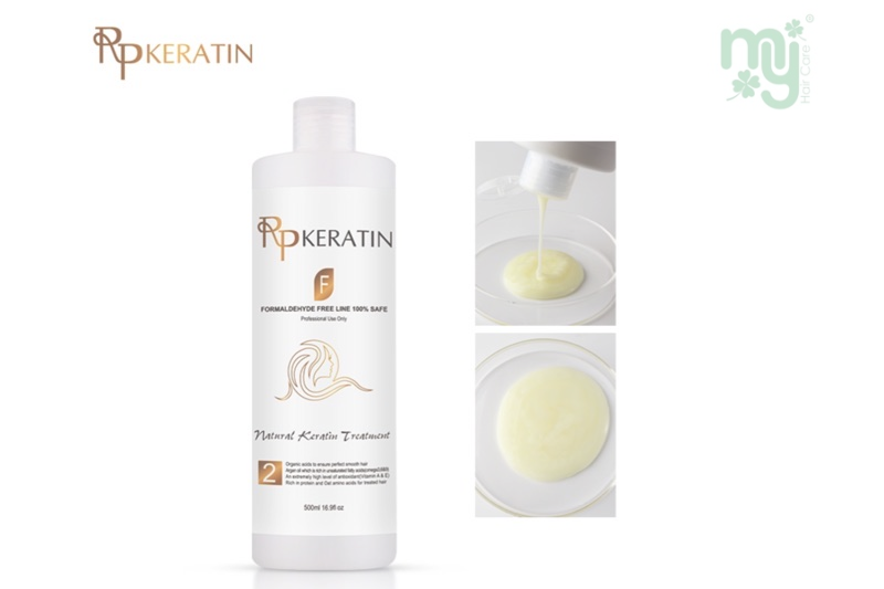 RP KERATIN TREATMENT [Salon Professional Use 500ml [Formaldehyde Free 无刺激气味/ 无甲醛]胶原角蛋白