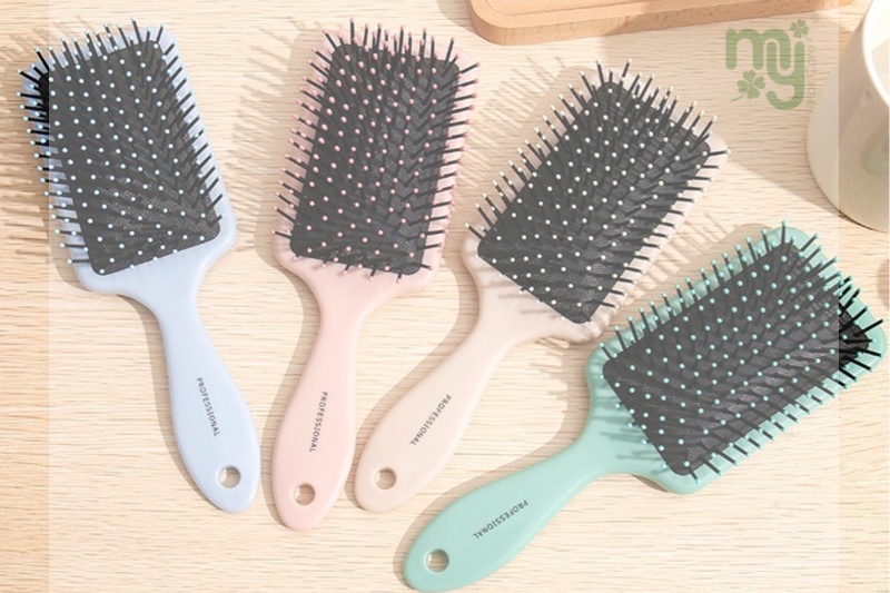Square Air Cushion Massage Comb Anti-Static Smooth Hair Board Scalp Matte Color Airbag