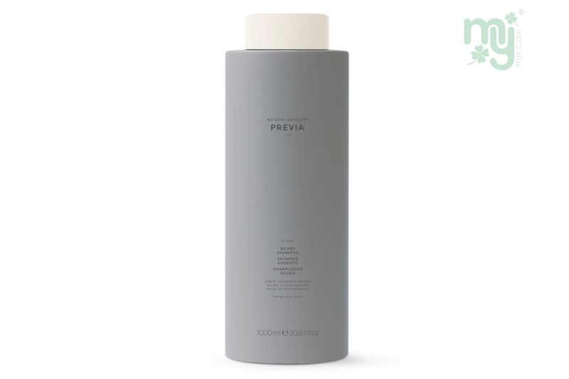 Previa Silver Shampoo - Eliminates Unwanted Orange/Yellow Tones -1000ml