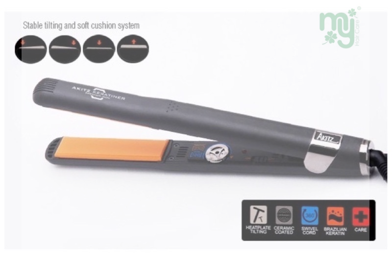 Akitz Keratiner Suntachi Korea Premium Hair Straightener Iron 100% Original -Small