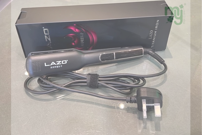 Lazo hair iron straightener titanium -Made in Korea