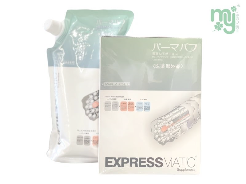 Expressmatic Digital Hot Perm 100mlx6Pack+1000ml [烫发水高弹专用卷发热烫药水离子直发膏高光感数码陶瓷]