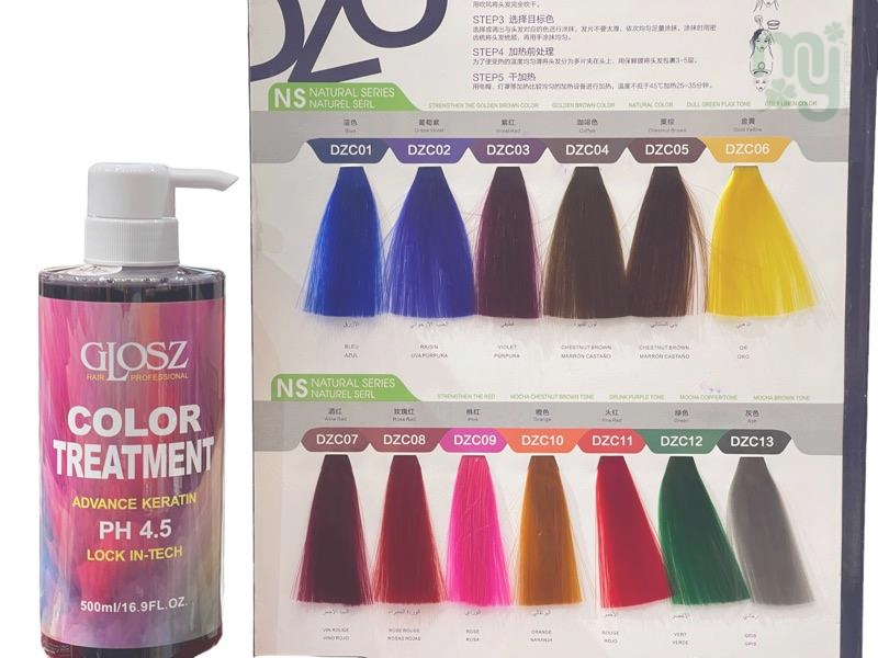 Glosz Hair Color Treatment Advance Keratin Ph4.5 Lock in Tech 500ml