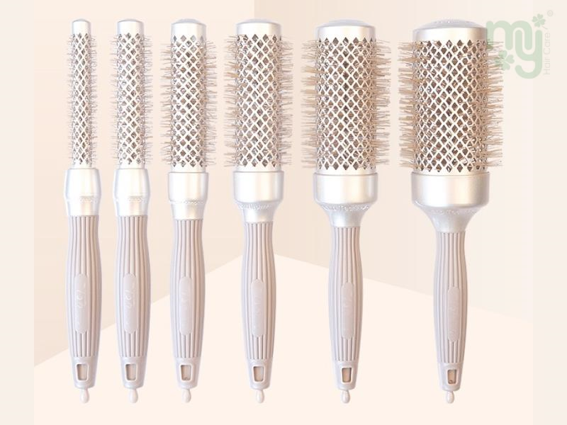 Nano Technology Ceramic + Ionic Round Comb
