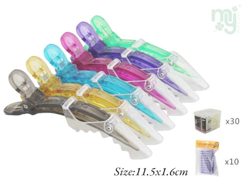 Ingrio Crocodile Professional Premium Quality Hair Clip 10pcs/1Pkt