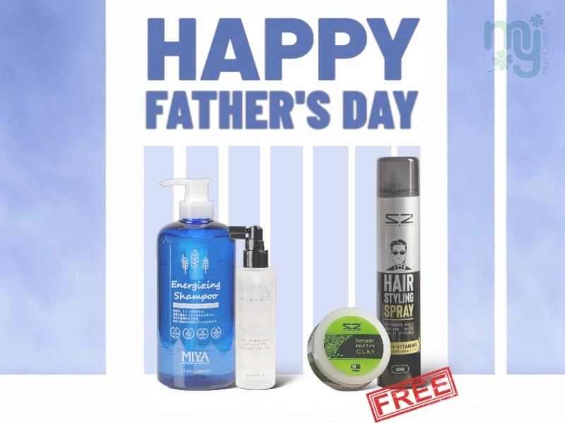 Miya Energizing Shampoo + Miya Hair Tonic Father Days Combo Set