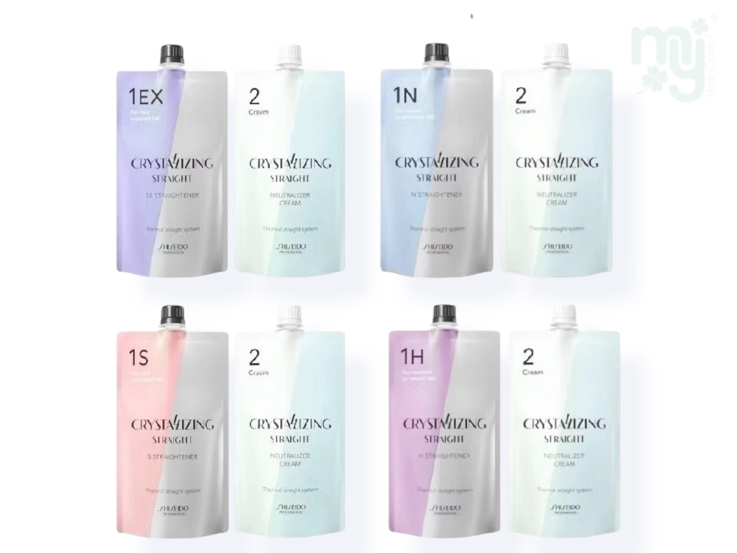 Shiseido Rebonding Cream Set EX1, H1, N1, S1 400ml+400ml