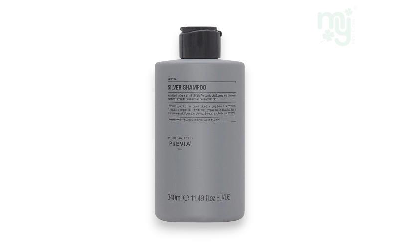 Previa Silver Blonde Shampoo 340ml - Anti-Gelbtisch Shampoo