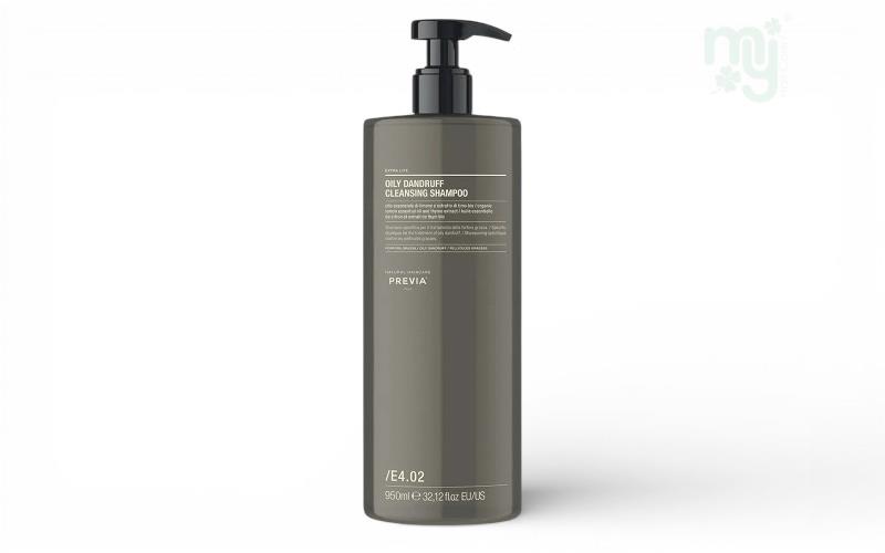 PREVIA E4.02 / OILY DANDRUFF CLEANSING SHAMPOO 350ML/950ML