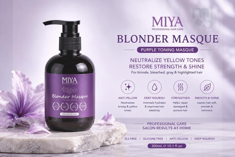 Miya Blonder Masque 300ml -Anti Yellow